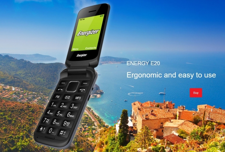 Energizer ENERGY E20 – доступный смартфон-раскладушка за $45 Energizer ENERGY E20 – доступный смартфон-раскладушка за $45